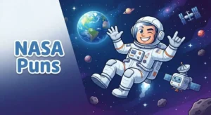 astronaut exploring colorful NASA space