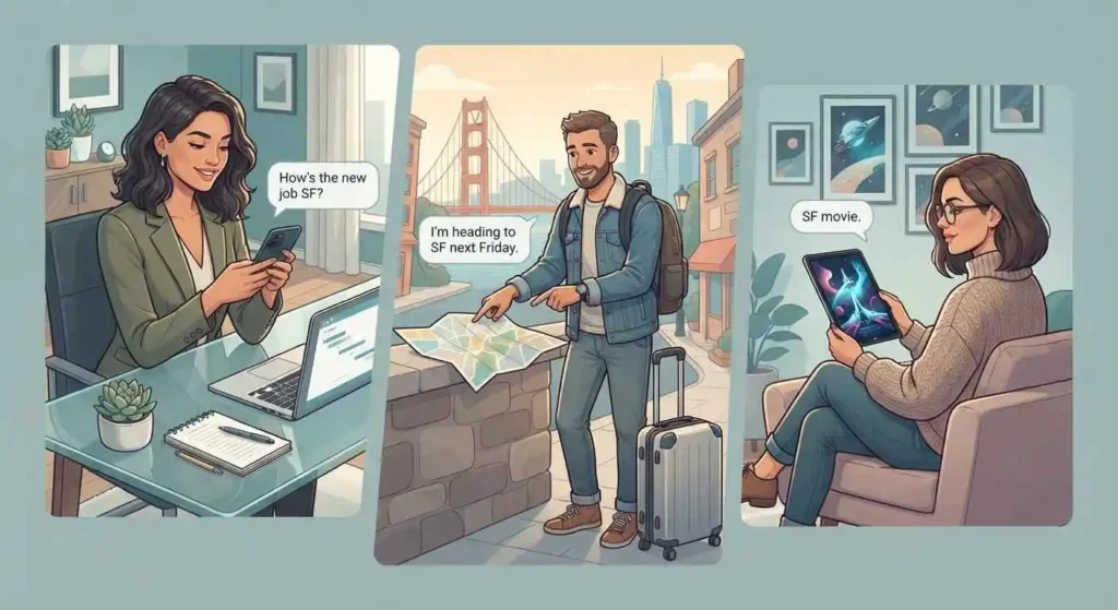 Adults using SF in different chats
