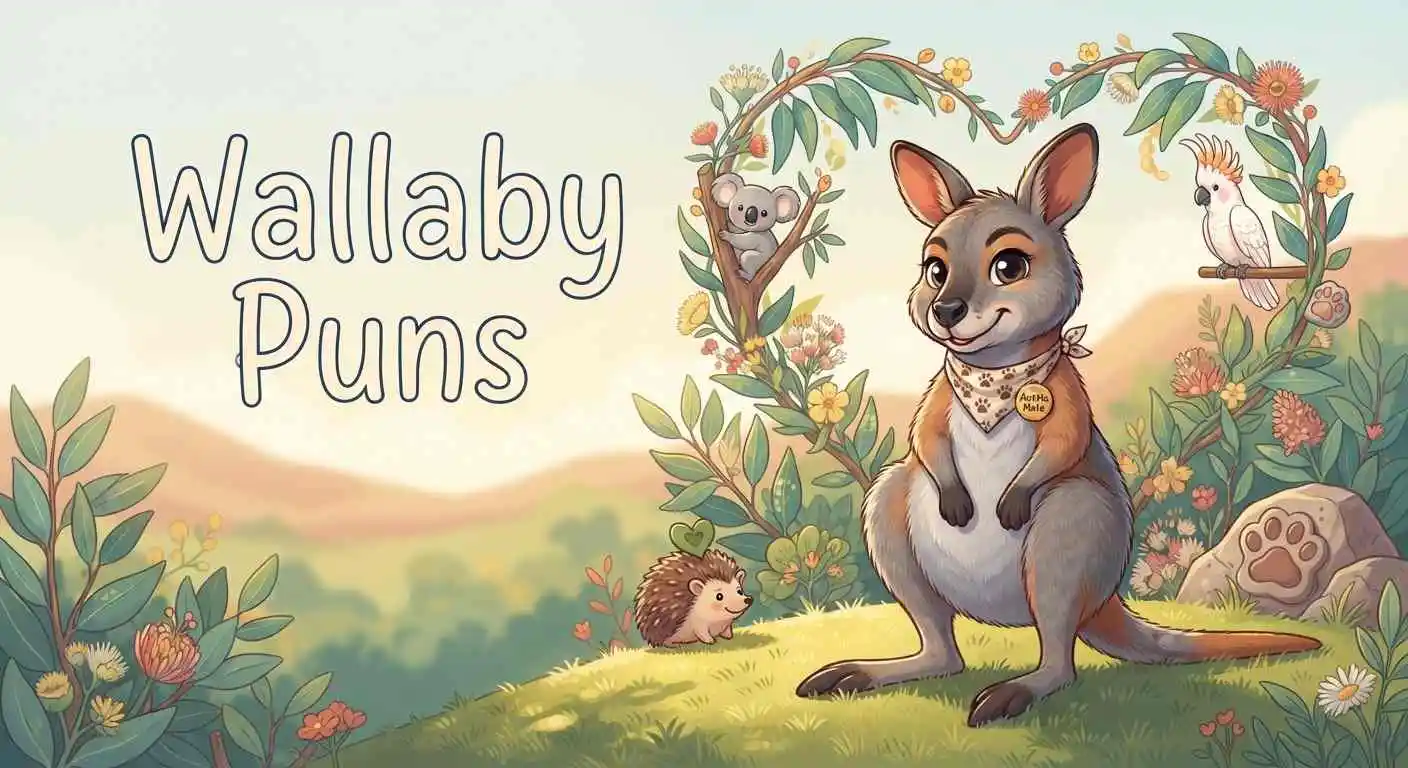 Cute wallaby Puns