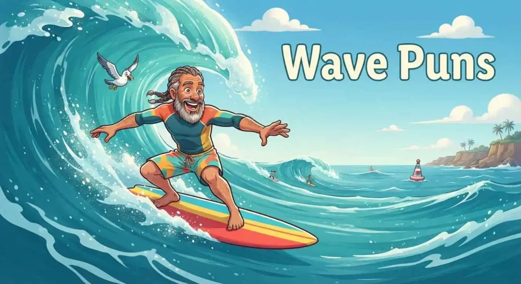 surfer riding giant ocean wave